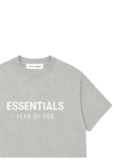 T-shirt unisex grigia in cotone FEAR OF GOD | 7855SP251352KGRIGIO